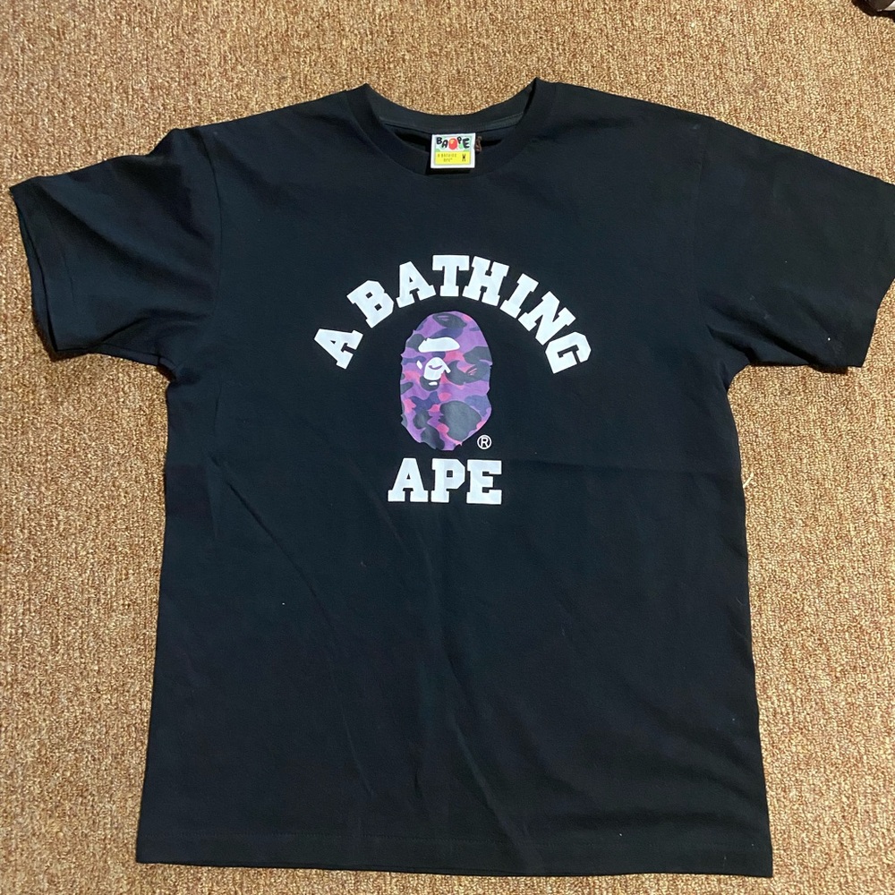 BAPE college tee